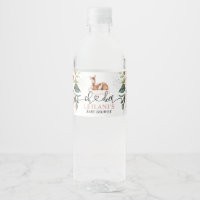 Oh Deer Baby Dusche Wasserfarbe Rosa Blütenfarbe
