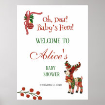 Oh, Deer! Baby’s Here! – Christmas Baby Shower