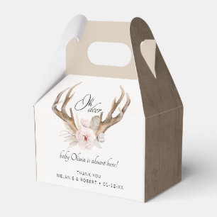 Oh Deer Baby Showbox - Woodland Floral An Geschenkschachtel