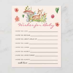 Oh Deer Baby Shower Game wünscht sich eine Babykar