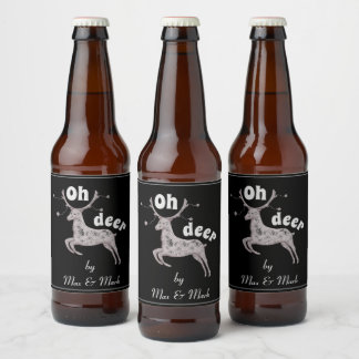 Oh Deer Bierflaschenetikett