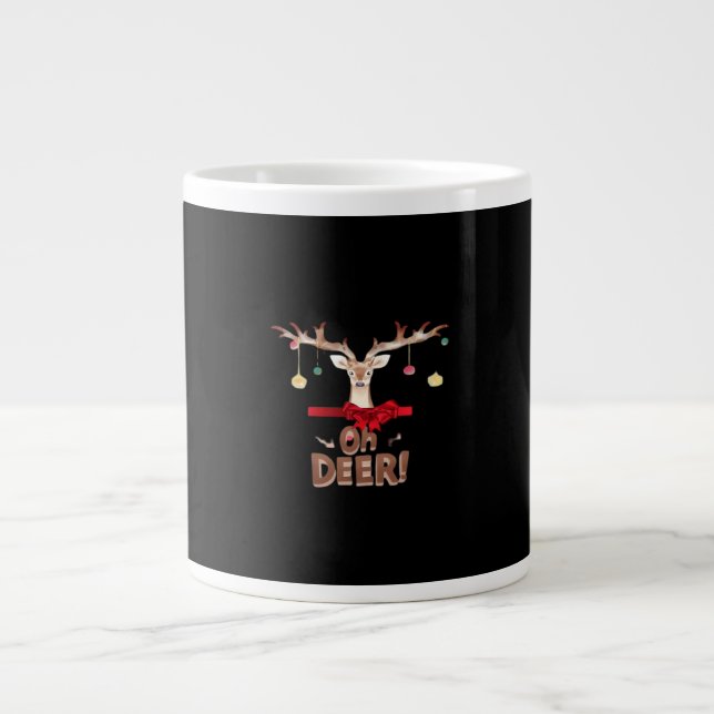 Oh Deer Classic Vibe  Jumbo-Tasse (Vorderseite)