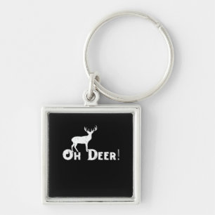 Oh Deer Clean Graphic Style Schlüsselanhänger