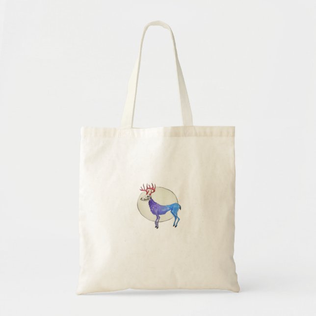 Oh Deer Clean Graphic Style Tote Bag Tragetasche (Vorne)