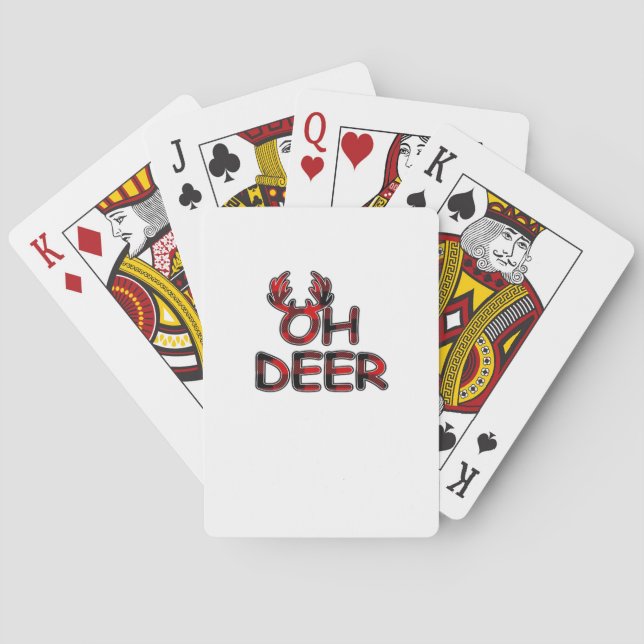 Oh Deer Clean Layout  Spielkarten (Rückseite)