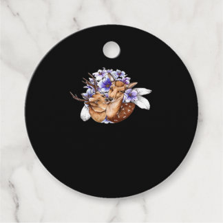 Oh Deer Clean Minimal Style Geschenkanhänger