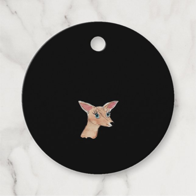 Oh Deer Clean Modern  Geschenkanhänger (Vorderseite)