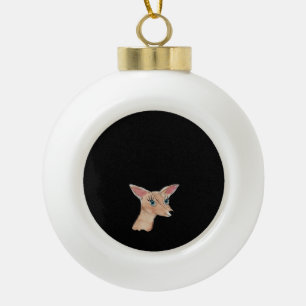 Oh Deer Clean Modern Keramik Kugel-Ornament