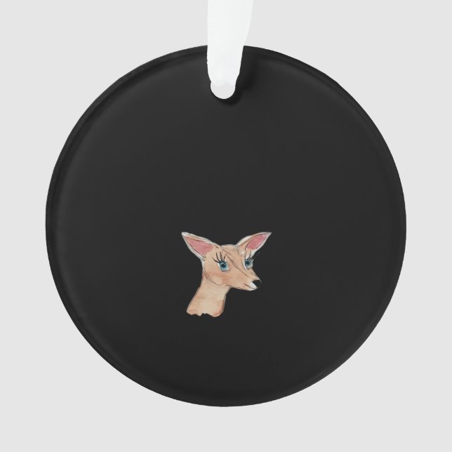 Oh Deer Clean Modern  Ornament (Vorderseite)