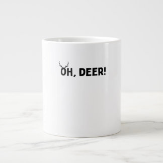 Oh Deer Einfache Ästhetik Jumbo-Tasse