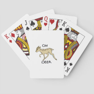 Oh Deer Eleganter Zeitloser Stil Spielkarten