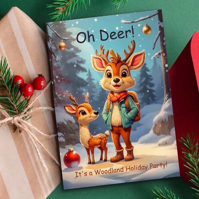 Oh, Deer! Es ist ein Woodland-Party Weihnachten (Von Creator hochgeladen)