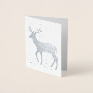 Oh Deer, es ist Weihnachtsfohlen-Karte Folienkarte