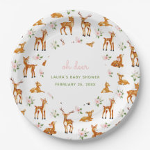 Oh Deer Floral Baby Dusche