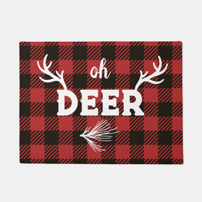 "Oh Deer" Fußmatte (Vorderseite)