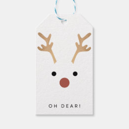 Oh Deer Gift Tag Geschenkanhänger