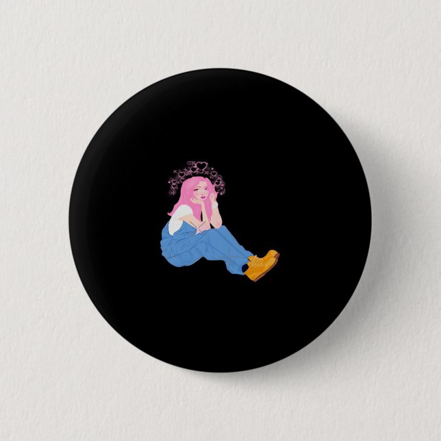 Oh Deer Grafische Kunstgestaltung  Button (Vorderseite)