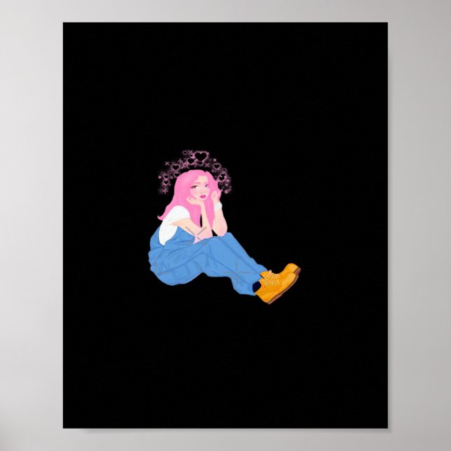 Oh Deer Graphic Artistic Design  Poster (Vorne)