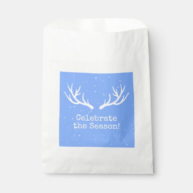 Oh Deer Holiday Favor Bags Geschenktütchen (Vorderseite)