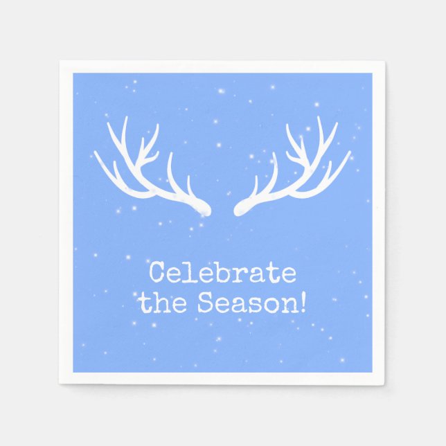 Oh Deer Holiday Napkins Serviette (Vorderseite)