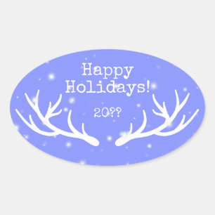 Oh Deer Holiday Sticker