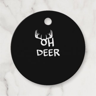 Oh Deer Hunter Rustic Outdoor Design Geschenkanhänger