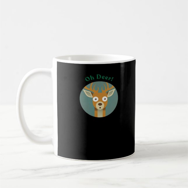 Oh Deer Kreativer Stil Kaffeetasse (Links)