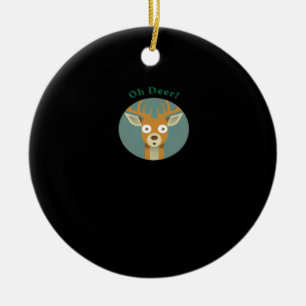 Oh Deer Kreativer Stil Keramik Ornament