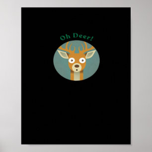Oh Deer Kreativer Stil Poster
