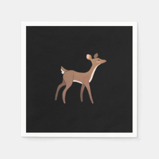 Oh Deer Me Whimsical Creative Design  Serviette