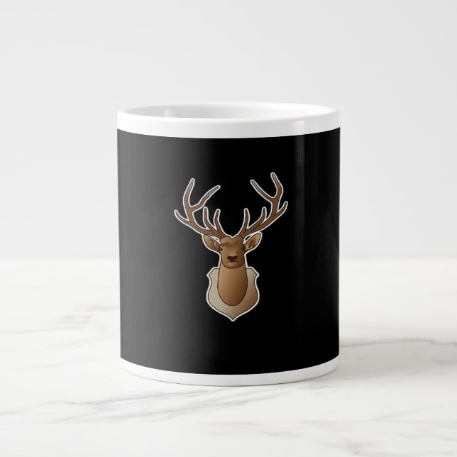 Oh Deer Minimal Design  Jumbo-Tasse (Vorderseite)