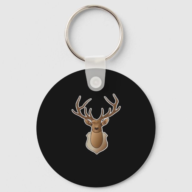 Oh Deer Minimal Design Schlüsselanhänger (Vorderseite)