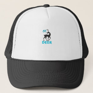 Oh Deer Minimal Design Truckerkappe