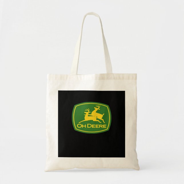 Oh Deer Minimal Modern Design Tote Bag Tragetasche (Vorne)