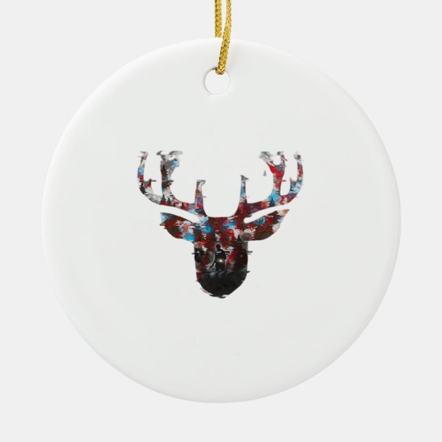 Oh Deer Minimal Style Ornament (Vorne)
