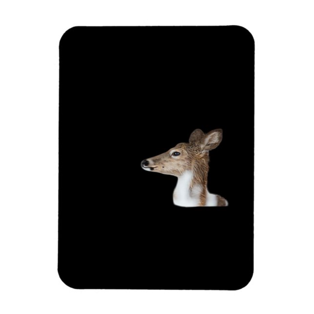 Oh Deer Minimales Modernes Design Magnet (Vertikal)