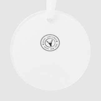 Oh Deer Modern Aesthetic Acrylic Ornament