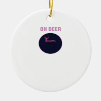 Oh Deer Modern Aesthetic Keramik Ornament