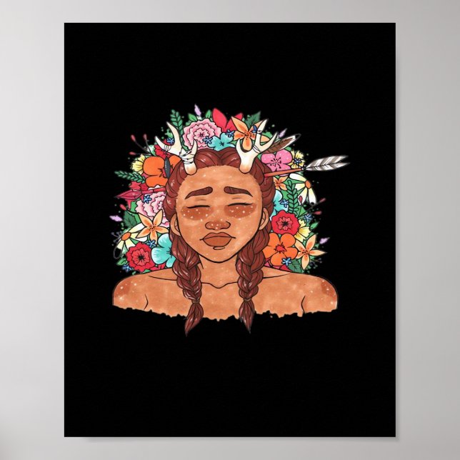 Oh Deer Modern Aesthetic  Poster (Vorne)