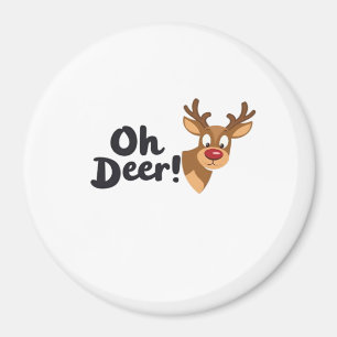 Oh Deer Moderne Ästhetik Magnet