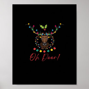 Oh Deer Moderne Ästhetik Poster