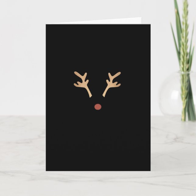 Oh Deer Playful Artistic Expression Karte (Vorderseite)