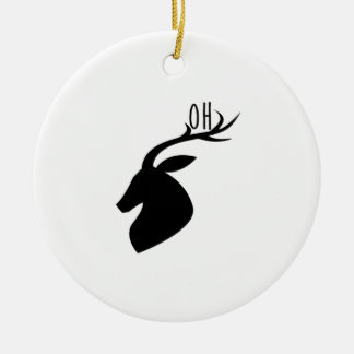Oh Deer Pun Kreativstil Keramik Ornament