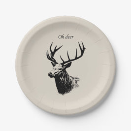 Oh Deer Reindeer Pappteller