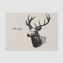 Oh Deer Reindeer Seidenpapier