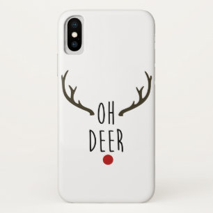 OH DEER Rentier Weihnachtsfest Case-Mate iPhone Hülle