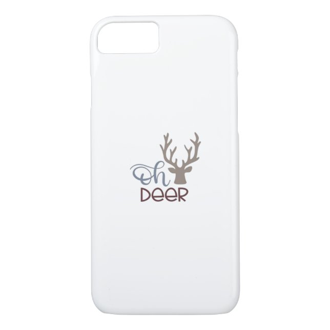 Oh Deer Retro Classic Design  Case-Mate iPhone Hülle (Rückseite)