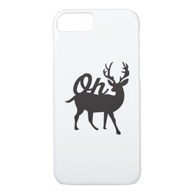 Oh Deer Retro Classic Vibe  Case-Mate iPhone Hülle (Rückseite)