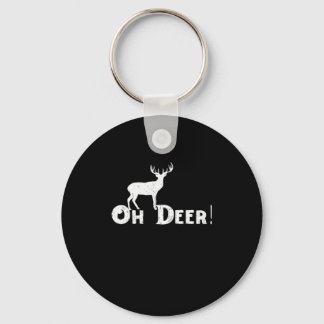 Oh Deer Saubere Grafikstyle Schlüsselanhänger