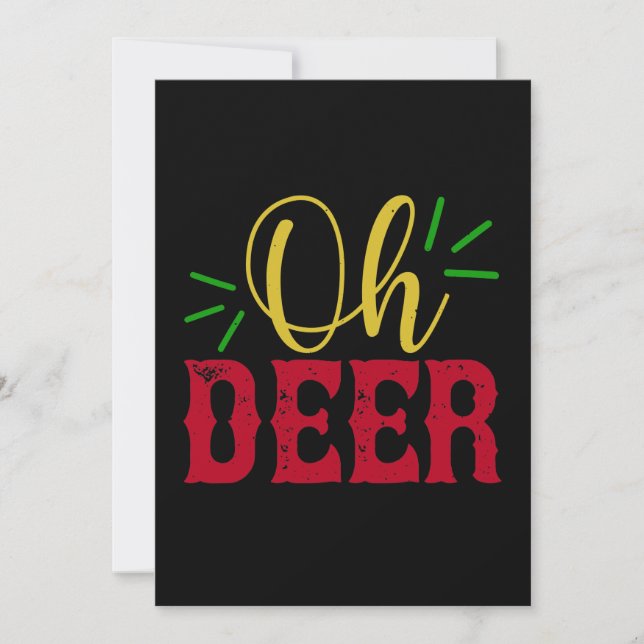 Oh Deer Save The Date (Vorderseite)